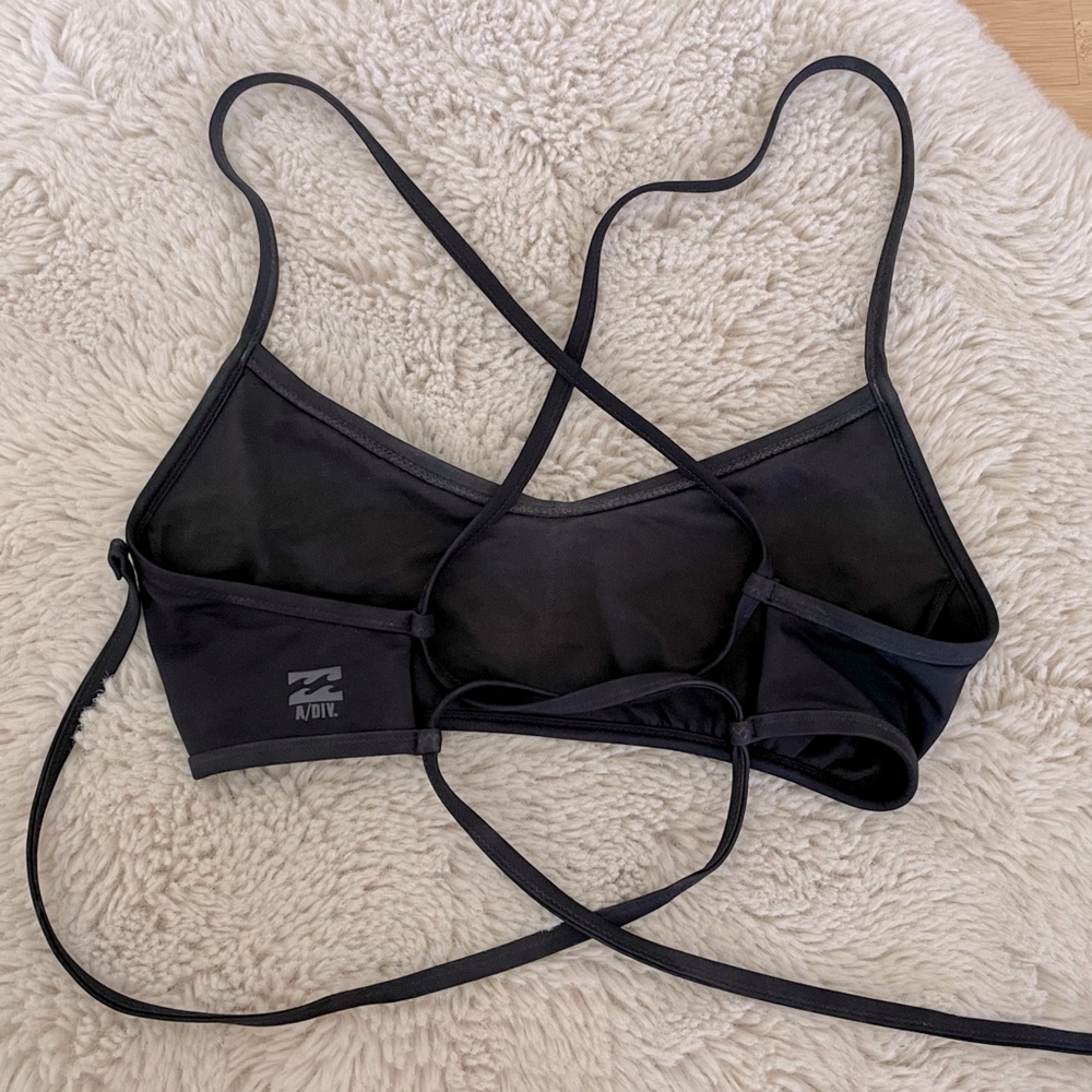 Billabong Adventure Division Lace Up Trilet Braletter Bikini Top